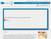 Tablet Screenshot of physio1macau.com